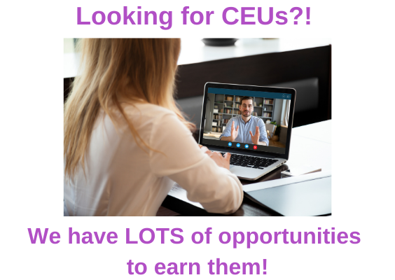 View all of our CEU opportunities