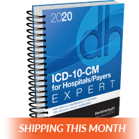 2020 ICD-10-CM Expert for Hopitals/Payers - SHIPPING THIS MONTH