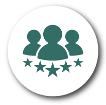 Five-star membership icon